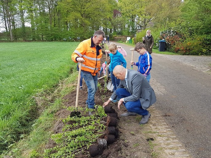 18 maart niet alleen verkiezing maar ook ” Boomplantdag” - Foto: Gemeente Dalfsen