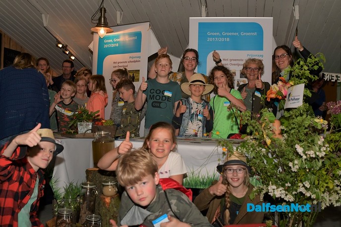 Groenste schoolplein van Overijssel, tweede plaats voor KBS de Polhaar - Foto: Johan Bokma