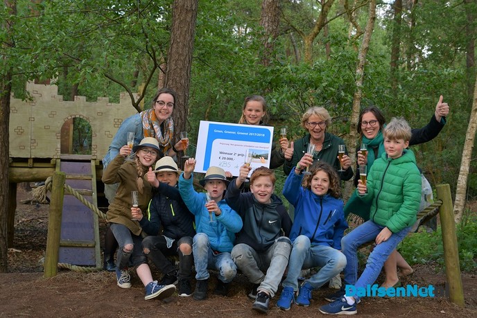 Groenste schoolplein van Overijssel, tweede plaats voor KBS de Polhaar - Foto: Johan Bokma