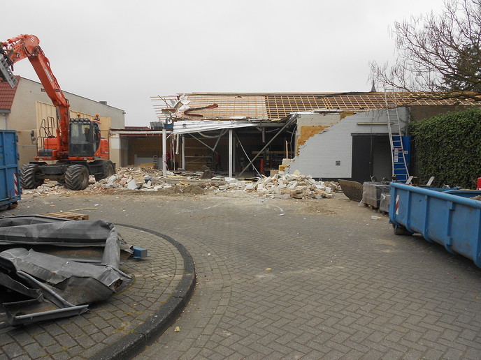 Laatste stukje”oude Lidl “wordt gesloopt