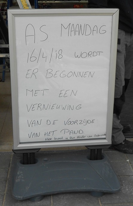 Ook Aldi met verbouwing begonnen