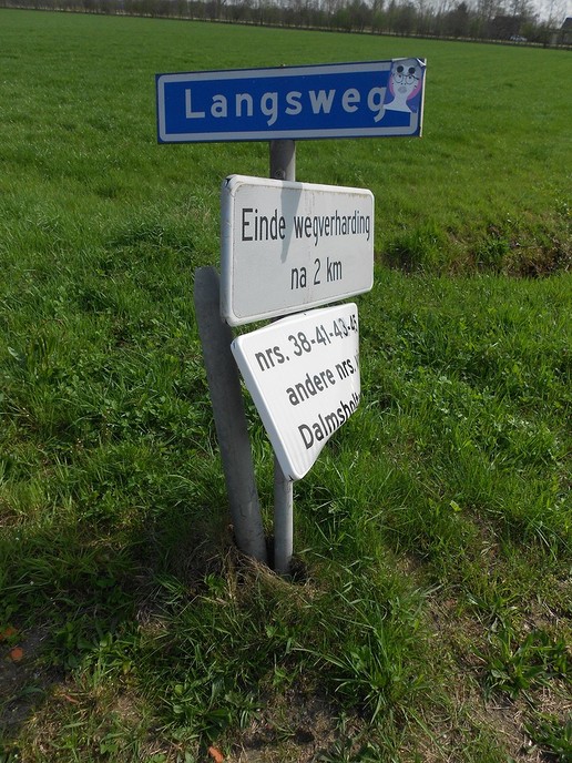 Paal in tweeën en ondertussen ook al weer gemaakt
