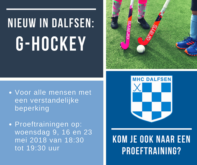 Nieuw in Dalfsen: G-hockey - Foto: Eigen geleverde foto