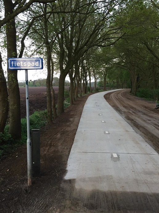 Fietspad Oude Oever kan officieel gebruikt worden - Foto: Gemeente Dalfsen