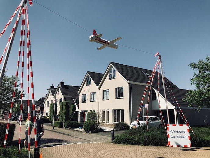 Stevig protest bij opening (V)Liegveld Geerdinkserf - Foto: Eigen geleverde foto