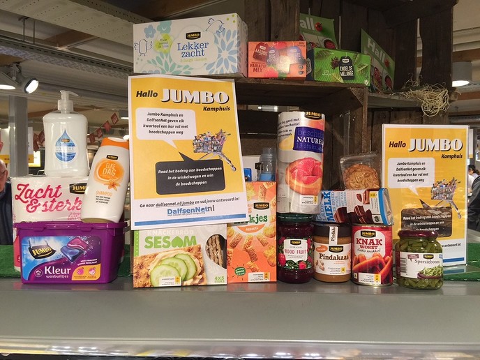 Er valt weer een gratis krat vol boodschappen te winnen!