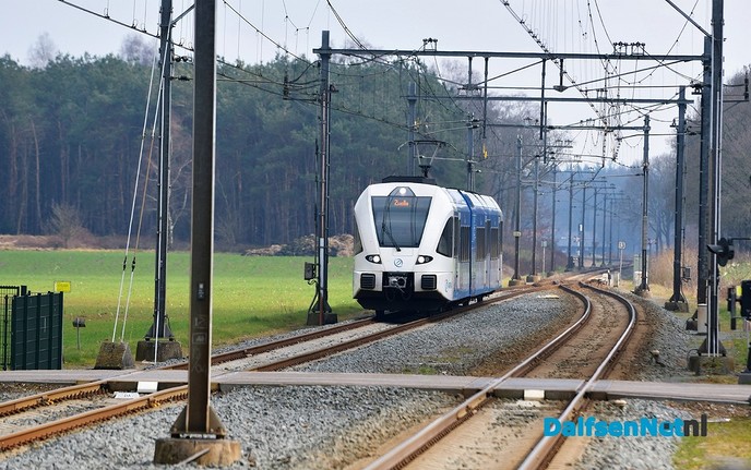 Spektakel op het perron bij het Oude Station - Foto: Johan Bokma