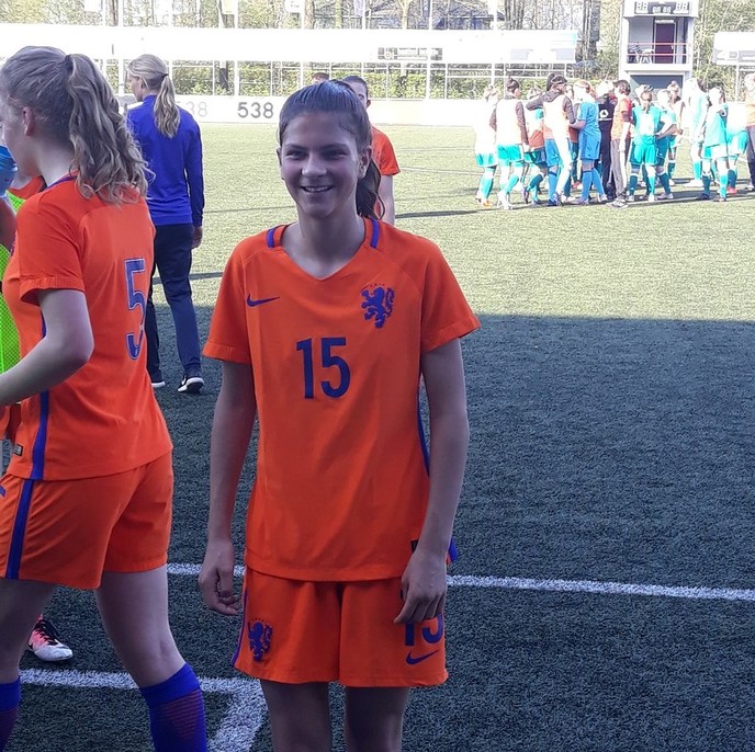 Danique Noordman debuteert in Oranje Onder 15