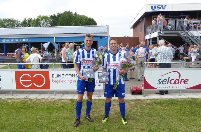 USV knallend het seizoen uit (6-1) - Foto: Eigen geleverde foto