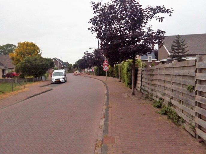 Wegwerkzaamheden in Hoonhorst - Foto: Eigen geleverde foto