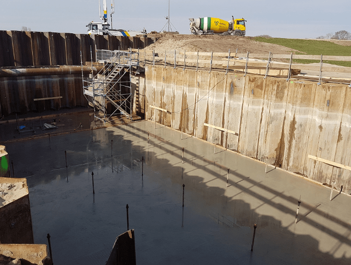Bouw gemaal ligt prachtig op schema - Foto: Eigen geleverde foto