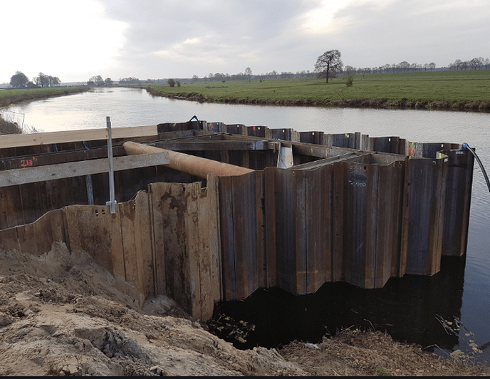 Bouw gemaal ligt prachtig op schema - Foto: Eigen geleverde foto