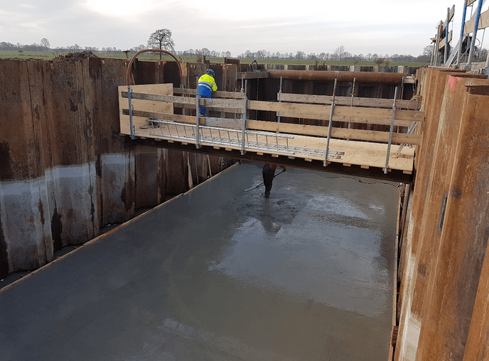 Bouw gemaal ligt prachtig op schema - Foto: Eigen geleverde foto