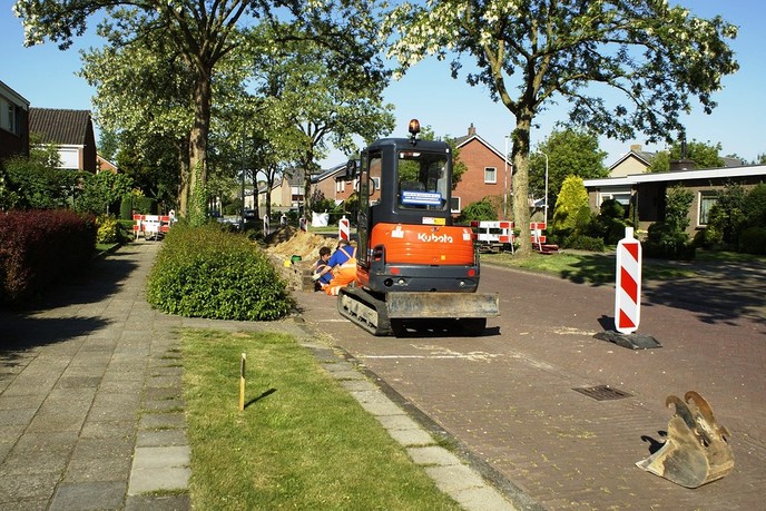 Gasleidingen vervangen - Foto: Eigen geleverde foto