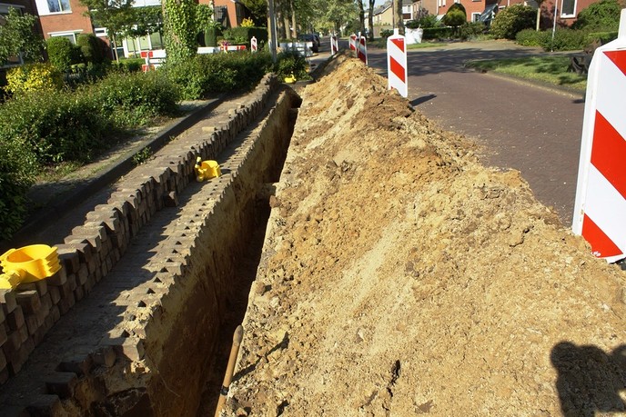 Gasleidingen vervangen - Foto: Eigen geleverde foto