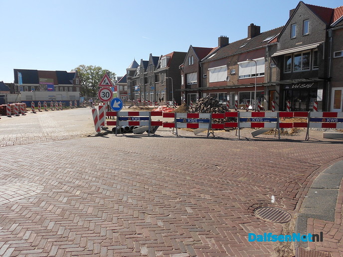 Volop bezig op de Burg. van Bruggenplein