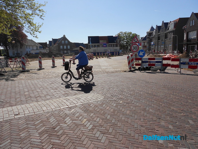 Volop bezig op de Burg. van Bruggenplein