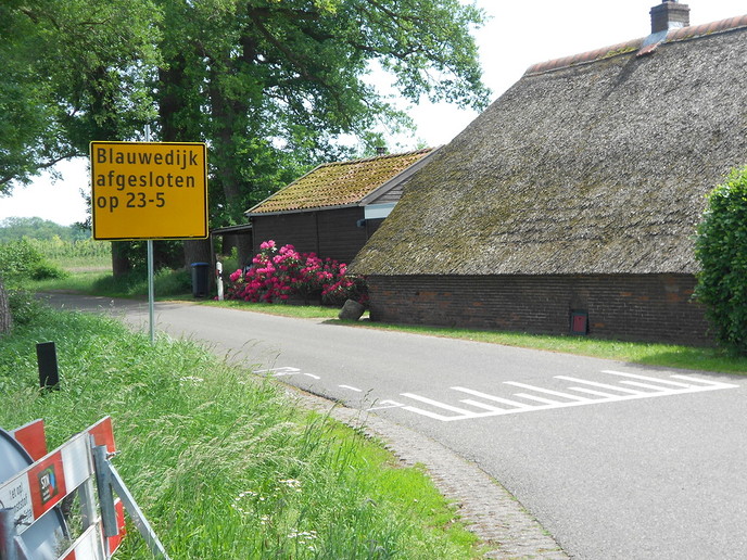 Vanwege werkzaamheden - Foto: Eigen geleverde foto