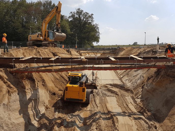 40 meter lange duiker onder de Hessenweg - Foto: Eigen geleverde foto
