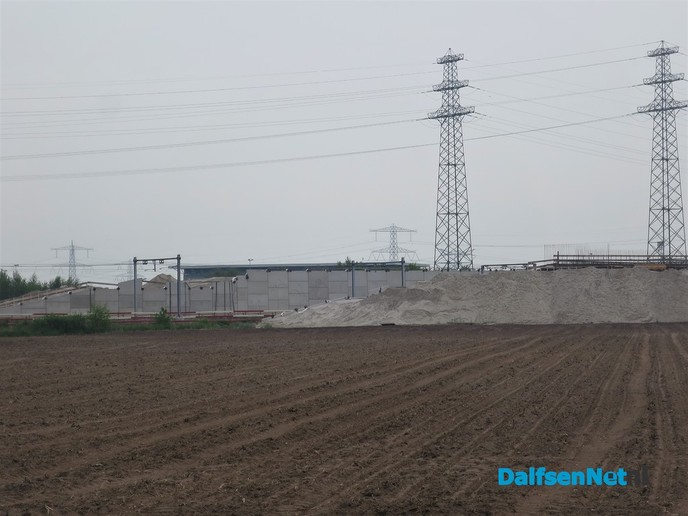 Bouw spoorviaduct N340 in volle gang - Foto: Wim