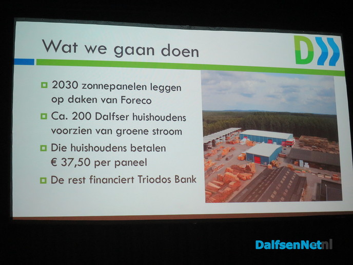 Informatieavond belangstellenden zonne-energie Groen Gebogen - Foto: Wim