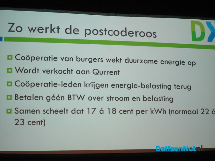 Informatieavond belangstellenden zonne-energie Groen Gebogen - Foto: Wim