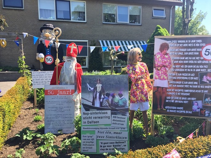 Lange Jan (50) heeft de tuin goed vol staan! - Foto: Eigen geleverde foto