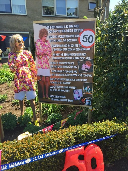 Lange Jan (50) heeft de tuin goed vol staan! - Foto: Eigen geleverde foto