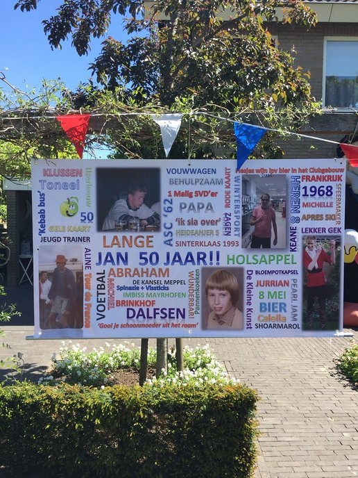 Lange Jan (50) heeft de tuin goed vol staan! - Foto: Eigen geleverde foto