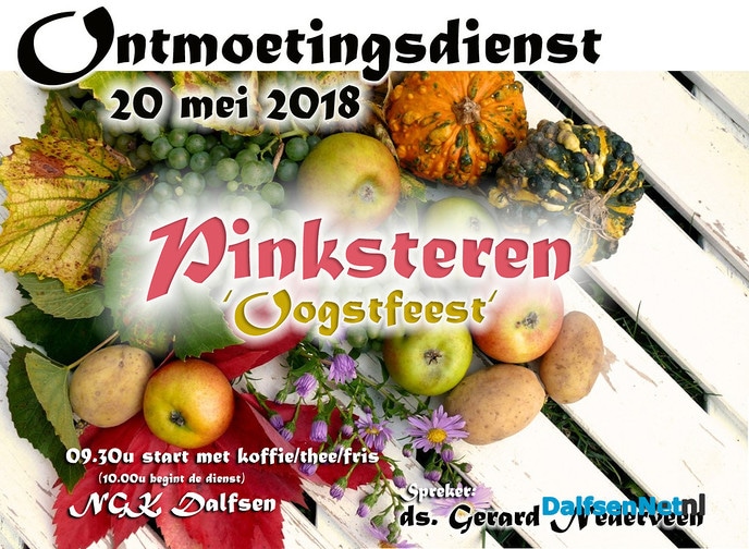 Pinksteren als “Oogstfeest” in NGK Dalfsen - Foto: Ingezonden foto