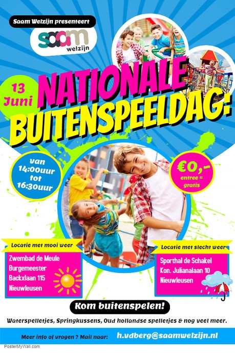 Nationale Buitenspeeldag 2018 Nieuwleusen - Foto: Eigen geleverde foto