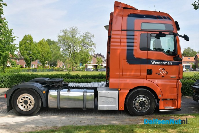 Verzamelen en filmpje Damovo Truck Instapdag 2018 - Foto: Johan Bokma