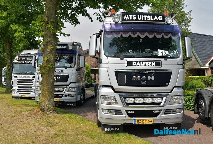 Verzamelen en filmpje Damovo Truck Instapdag 2018 - Foto: Johan Bokma