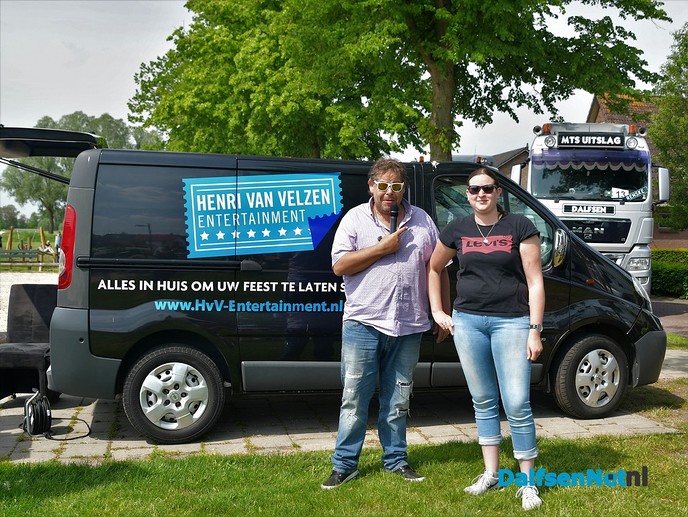 Verzamelen en filmpje Damovo Truck Instapdag 2018 - Foto: Johan Bokma