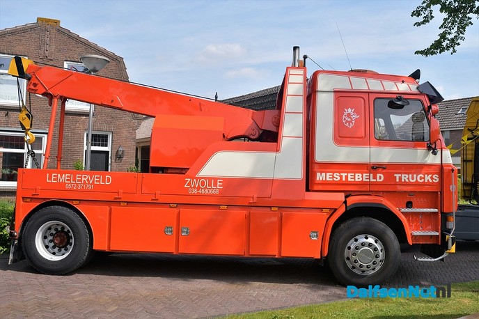 Verzamelen en filmpje Damovo Truck Instapdag 2018 - Foto: Johan Bokma