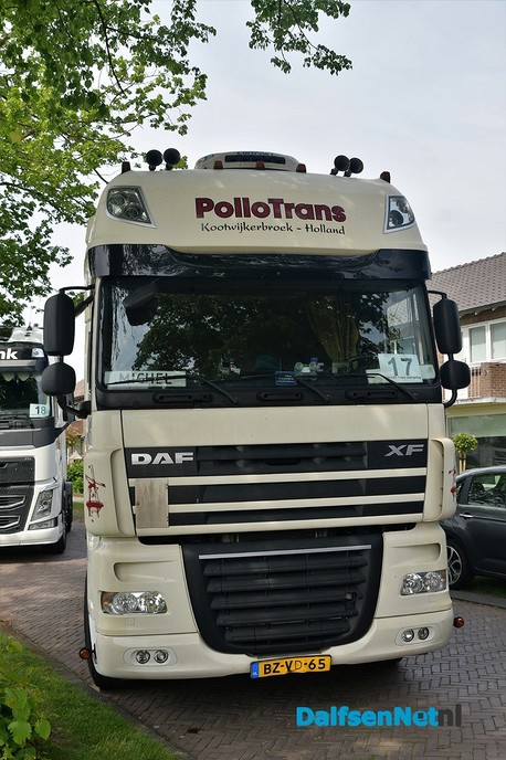 Verzamelen en filmpje Damovo Truck Instapdag 2018 - Foto: Johan Bokma