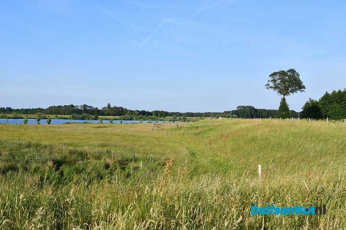 Zonsondergang bij stuw Vechterweerd - Foto: Johan Bokma