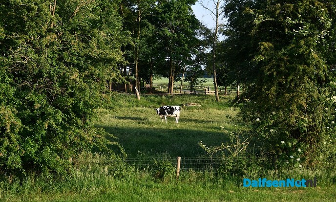 Zonsondergang bij stuw Vechterweerd - Foto: Johan Bokma