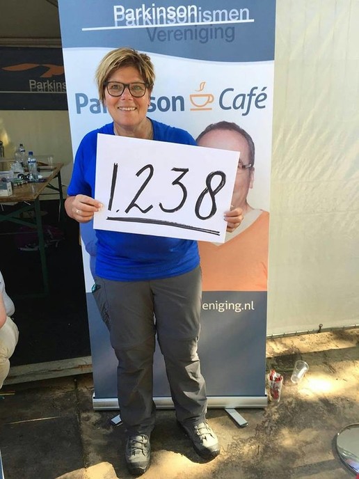 Bertha Reimink sponsorloper Parkinson Vereniging - Foto: Eigen geleverde foto