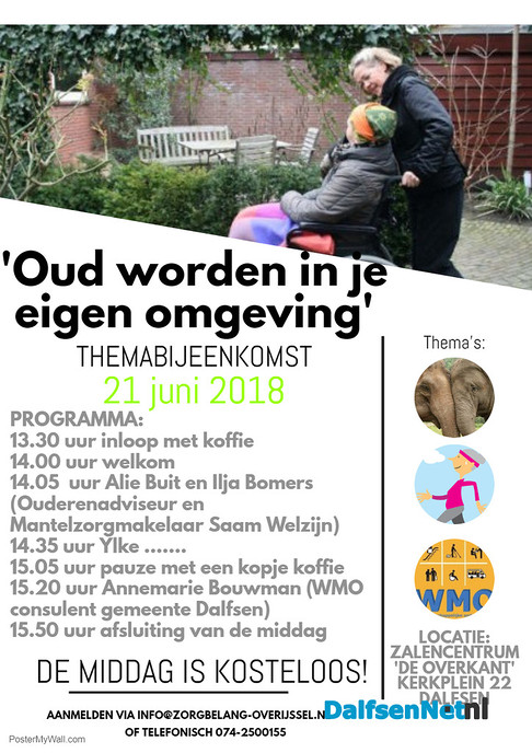 Oud worden in je eigen omgeving - Foto: Ingezonden foto