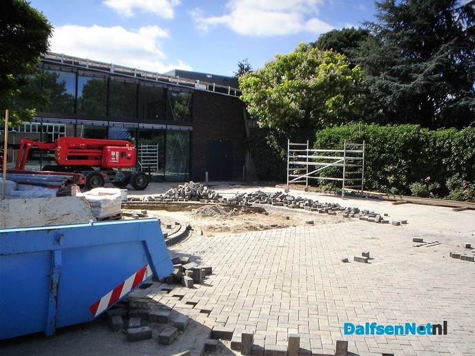Voortgang werk bij de Lidl