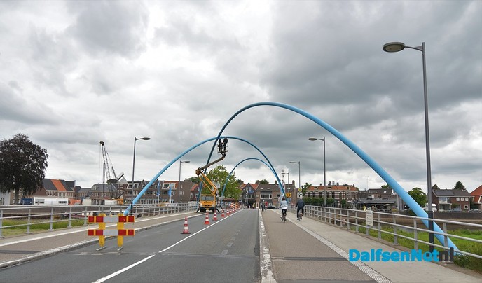 Blauwe bogen weer echt blauw - Foto: Johan Bokma