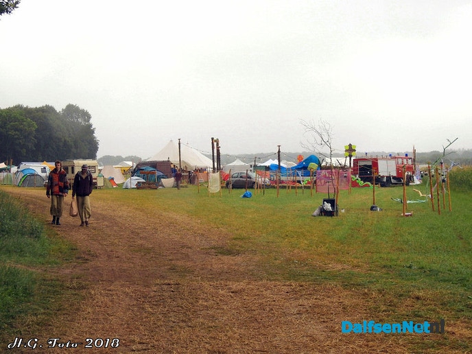 Festival terrein Living Village wordt steeds mooier. - Foto: H.G. Foto