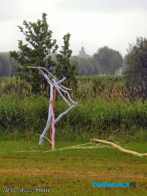 Festival terrein Living Village wordt steeds mooier. - Foto: H.G. Foto