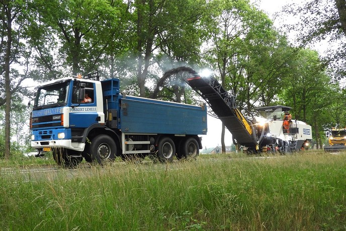 Werkzaamheden N348 Lemelerveld - Foto: Eigen geleverde foto