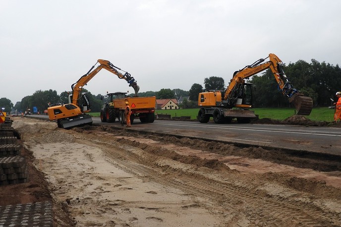 Werkzaamheden N348 Lemelerveld - Foto: Eigen geleverde foto