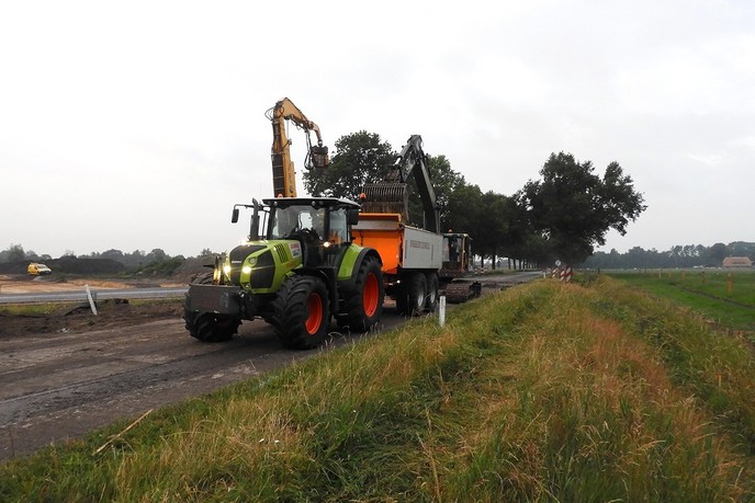 Werkzaamheden N348 Lemelerveld - Foto: Eigen geleverde foto
