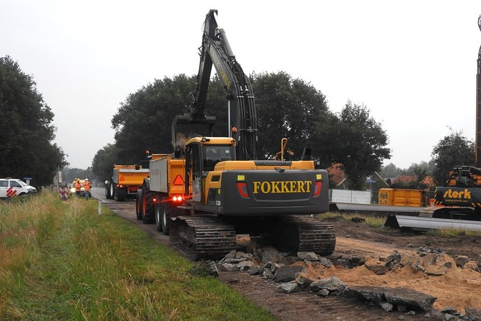 Werkzaamheden N348 Lemelerveld - Foto: Eigen geleverde foto