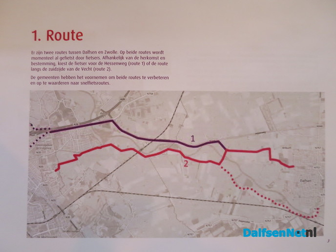 Info bijeenkomst snelfietsroute Dalfsen – Zwolle - Foto: Wim