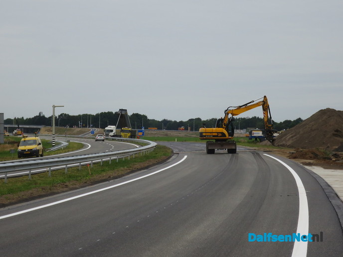 N35 bijna gereed, nog een nacht - Foto: Wim